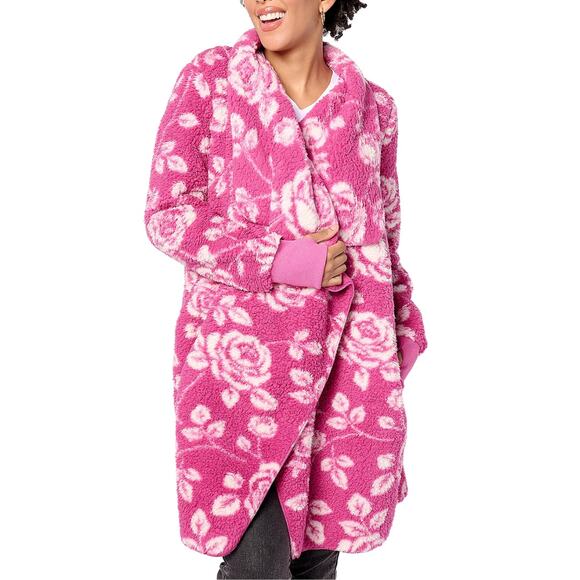 Bumblebella by Jill Martin Regular Sherpa Long in Romantic Rose New Size S - Picture 1 of 1